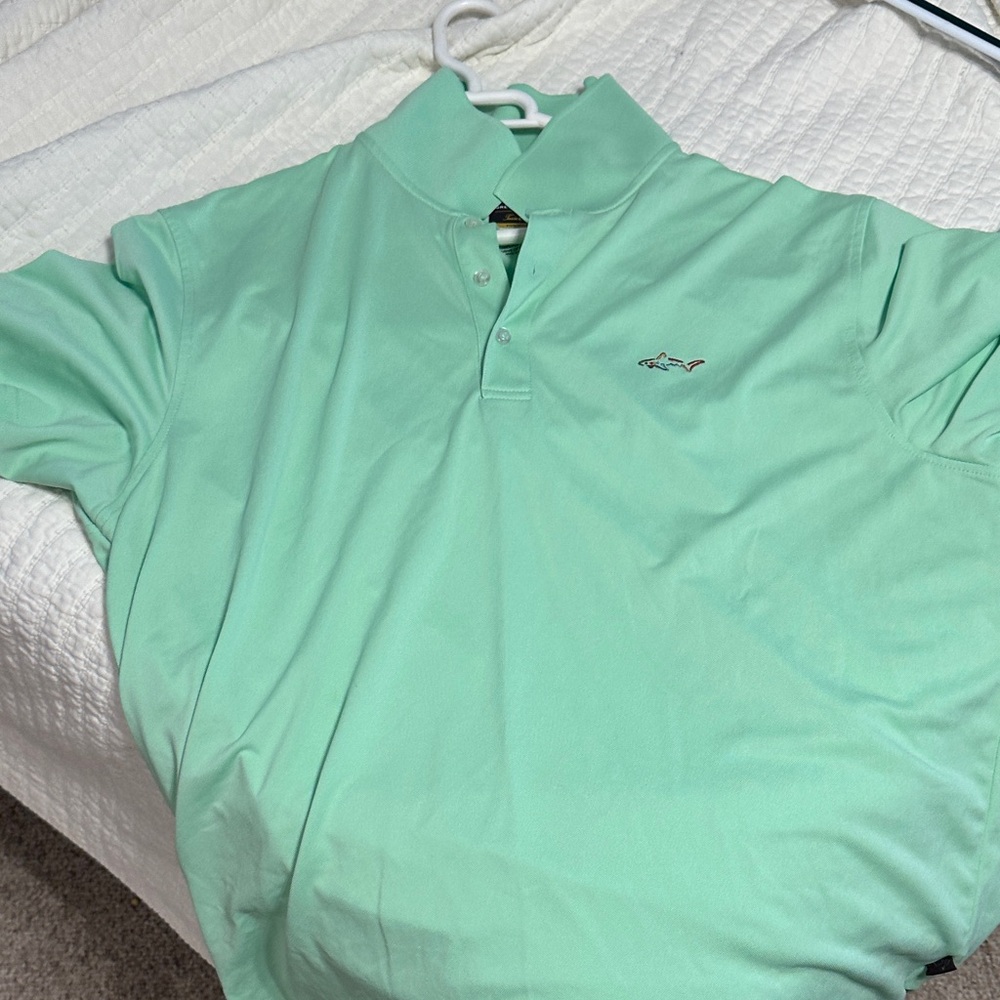 Greg Norman Collection Light Green Polo Shirt